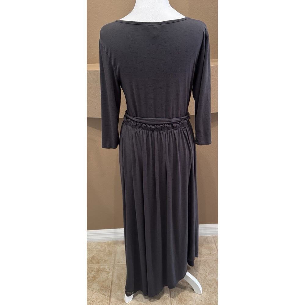 Matilda Jane Size S Choose Your Own Path Go West Maxi Dress Women Space Dye Gray - Picture 5 of 8